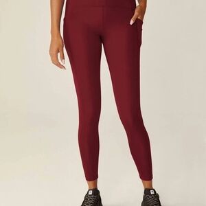 Beyond Yoga Deep Red Leggings